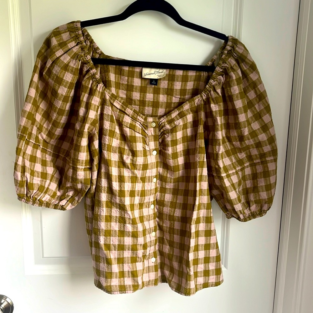 Universal Thread Checkered Top - image 1